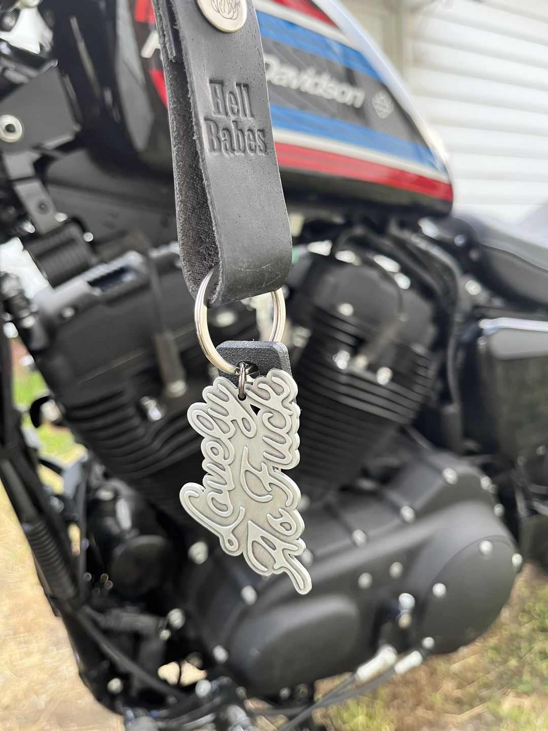Customer photo review of Lovely Silver Keychain