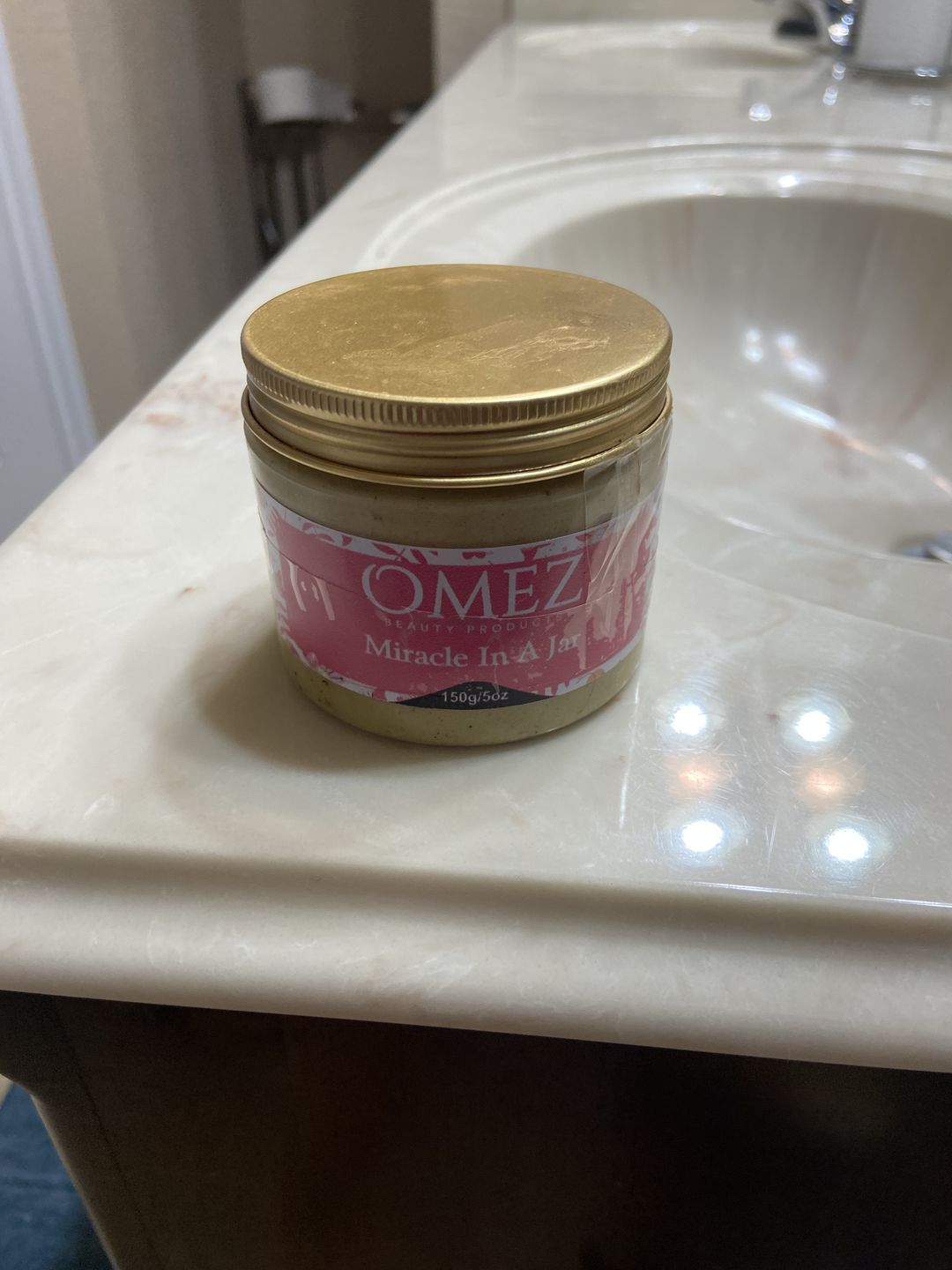 Customer photo review of Omez miracle in a jar