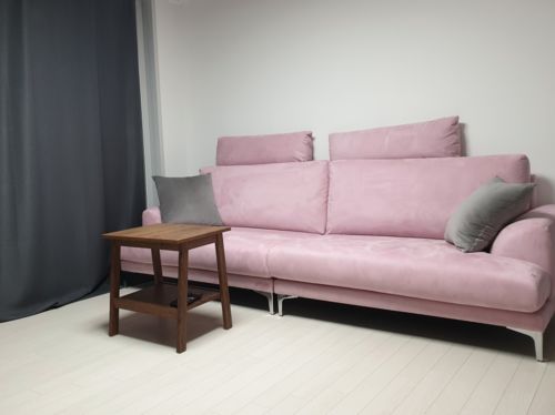 Customer photo review of LOLLY - Sofa văng nỉ 2 chỗ tựa liền