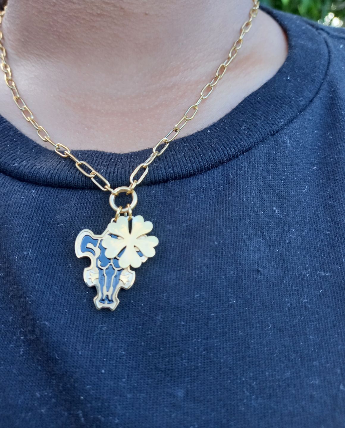 Customer photo review of Black Bulls Charm