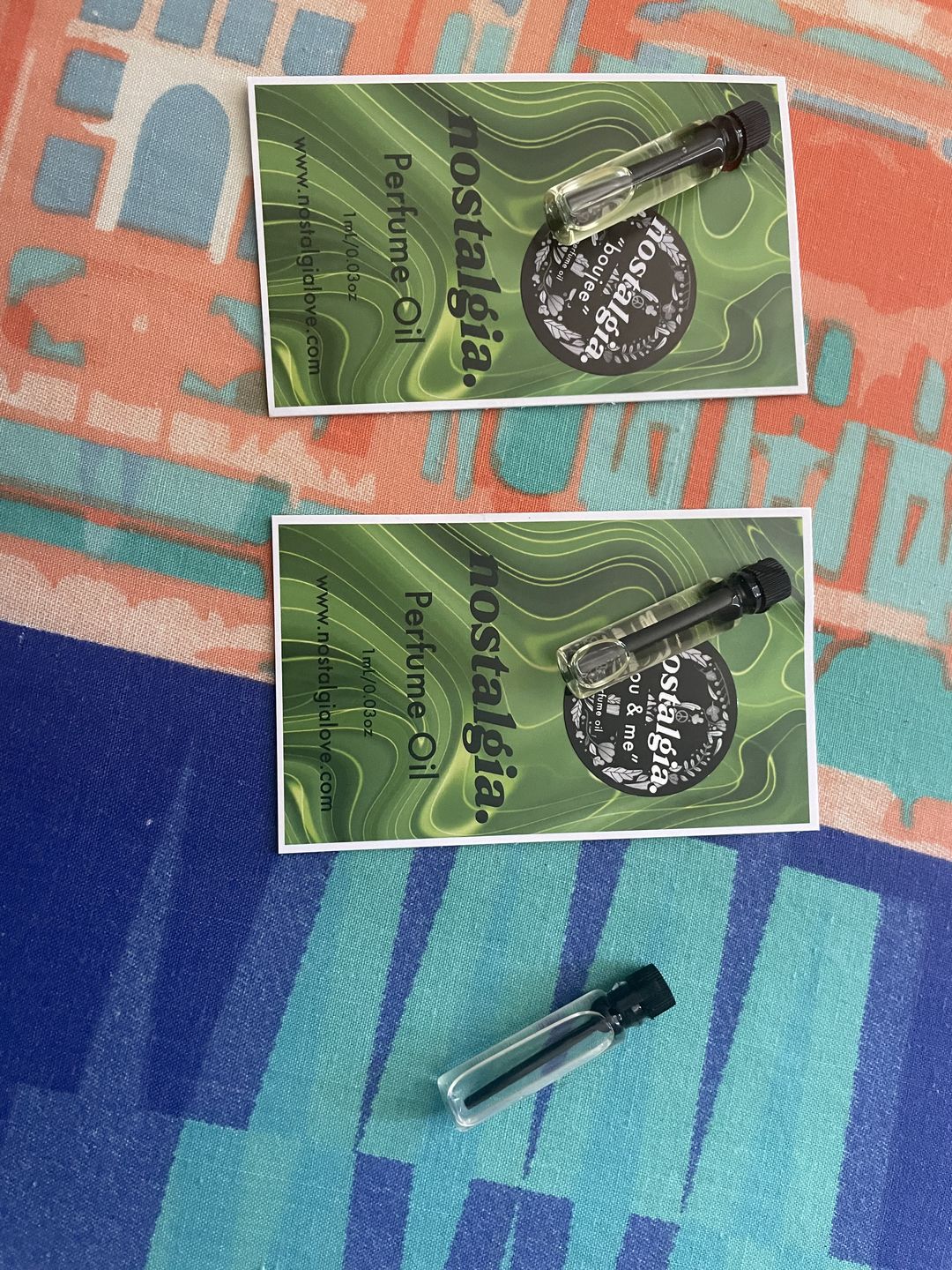 Customer photo review of 3 Sample Vials of Our Best Sellers