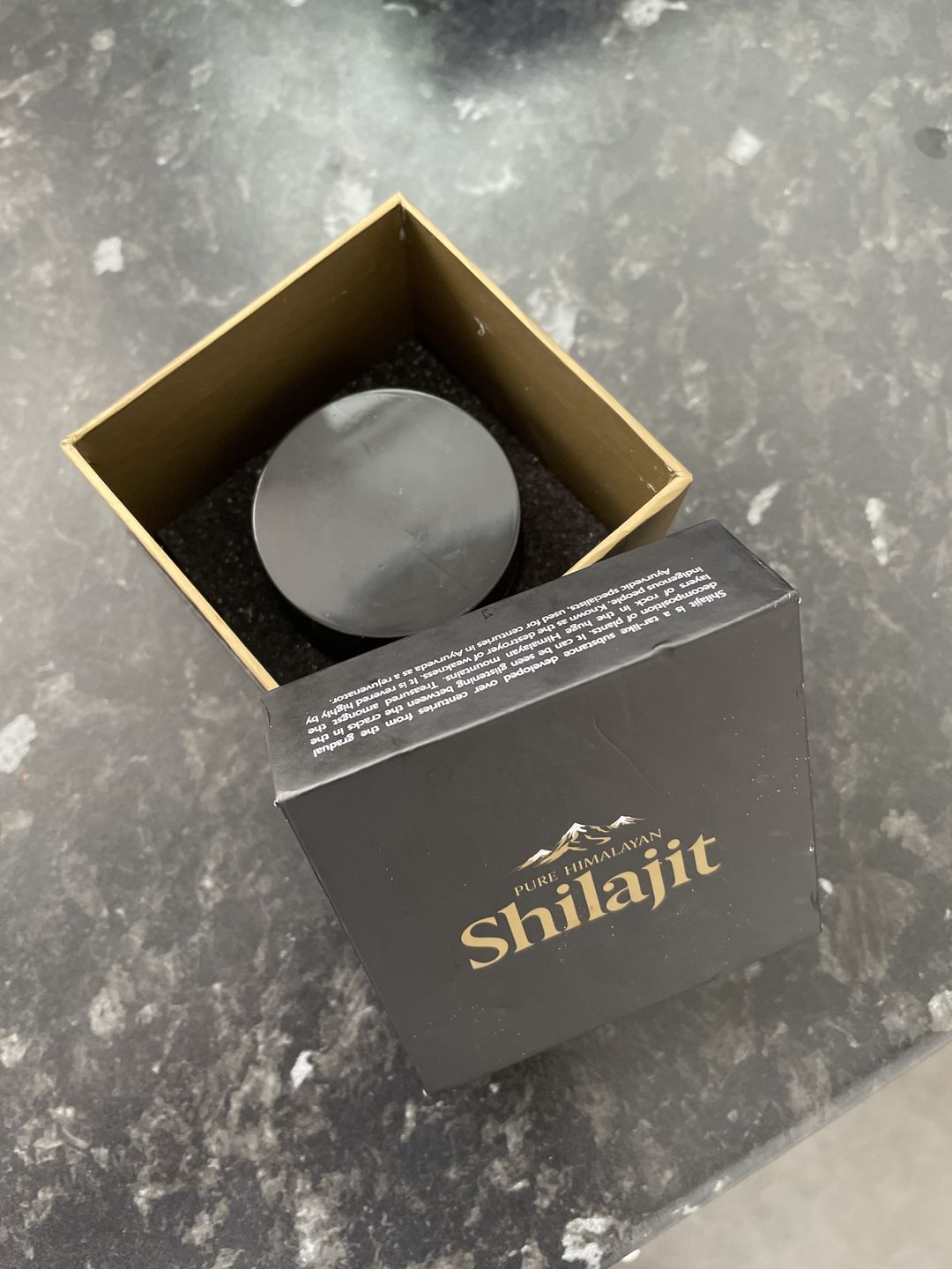 Customer photo review of Pure Himalayan Shilajit