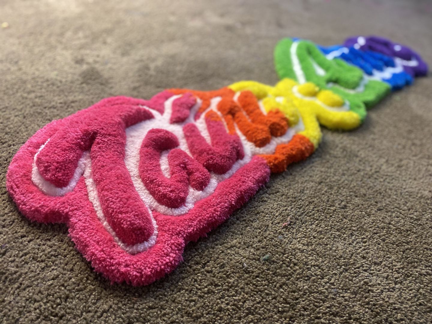 Customer photo review of Shaggy Cut Pile Tufting Machine -The Daddy Long Legs - new innovation