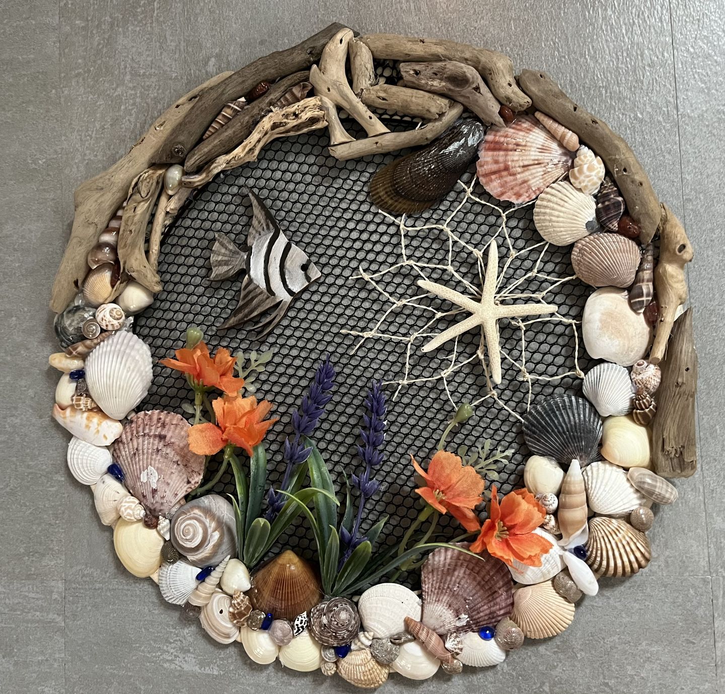 Customer photo review of Unfinished Wood Angelfish Shape - Craft - up to 36"