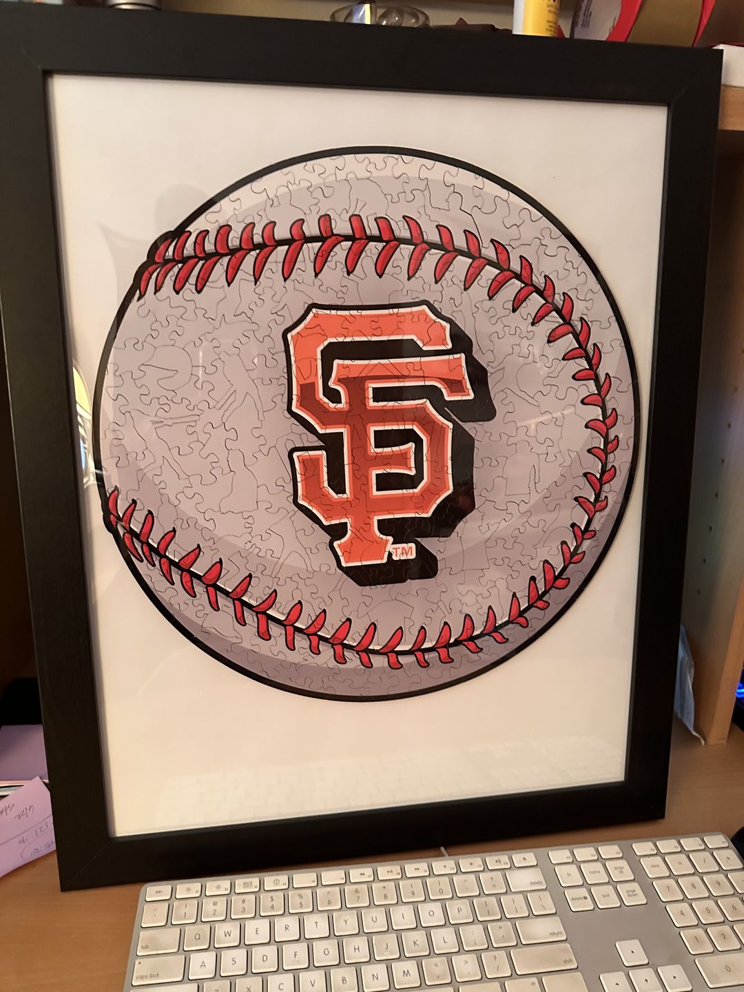 Customer photo review of San Francisco Giants® - Official Wooden Puzzle