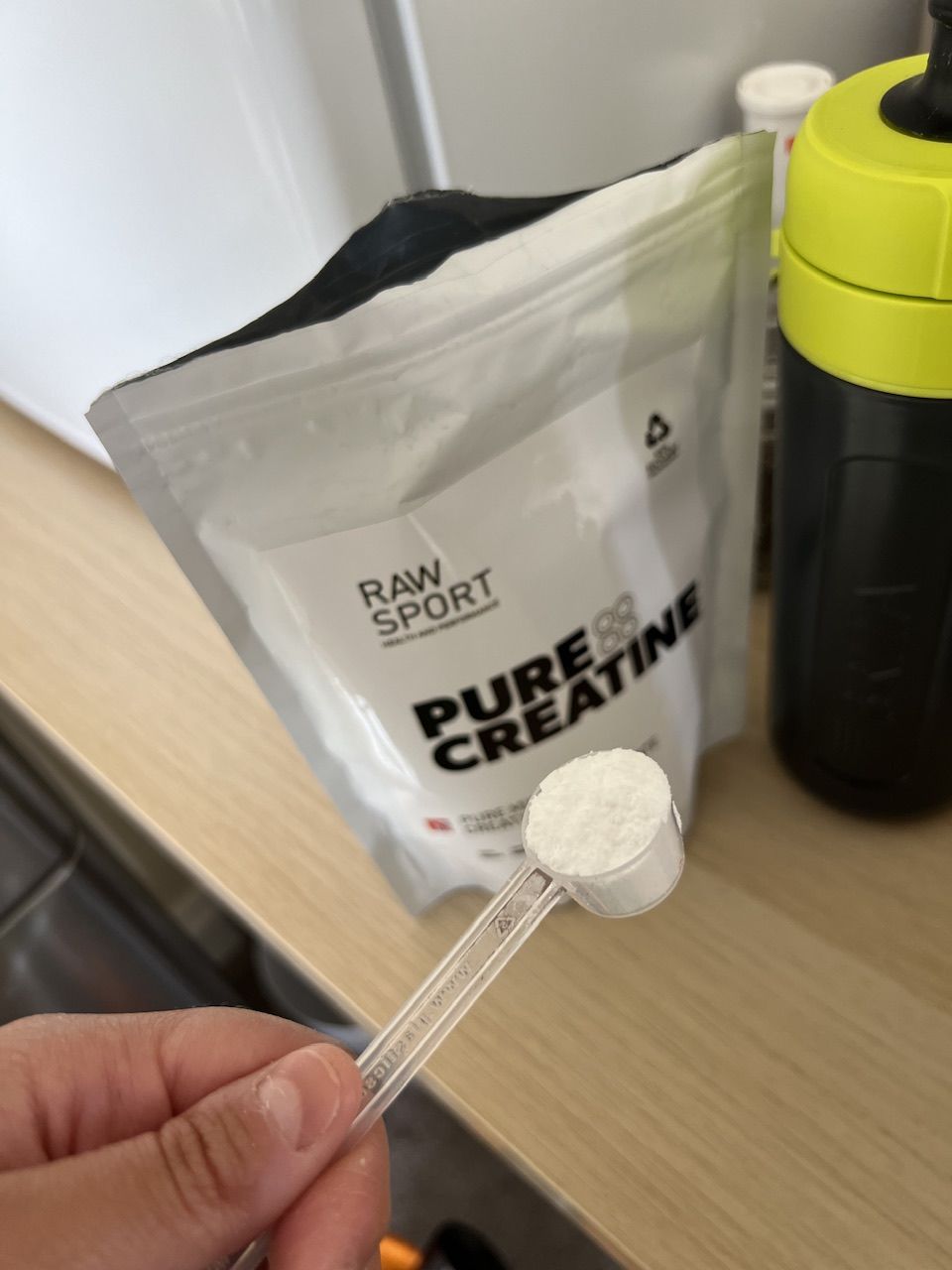 Customer photo review of Creatine Monohydrate