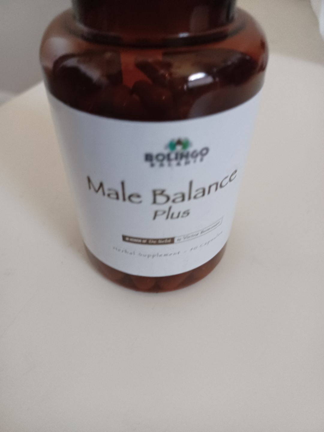 Customer photo review of MALE BALANCE PLUS