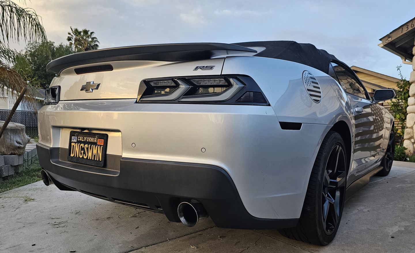 Customer photo review of 2014-2015 CHEVY CAMARO UMBRA LED TAILLIGHTS GLOSS BLACK/SMOKE LENS