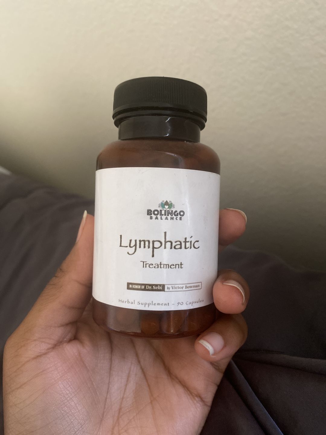 Customer photo review of LYMPHATIC CAPSULES