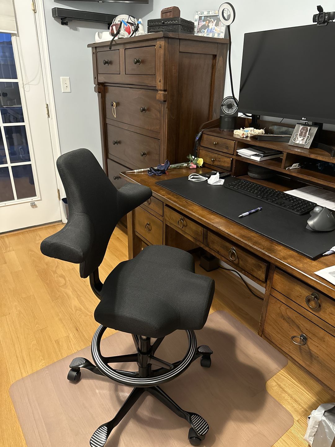 Customer photo review of Capisco Saddle
