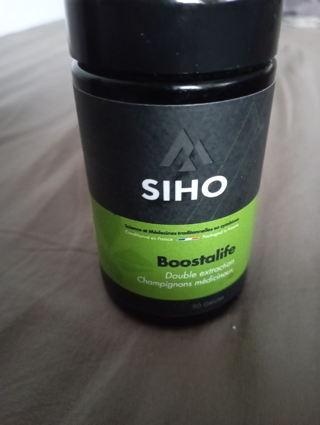 Customer photo review of Boostalife, extrait bio de 3 champignons: reishi, chaga et héricium