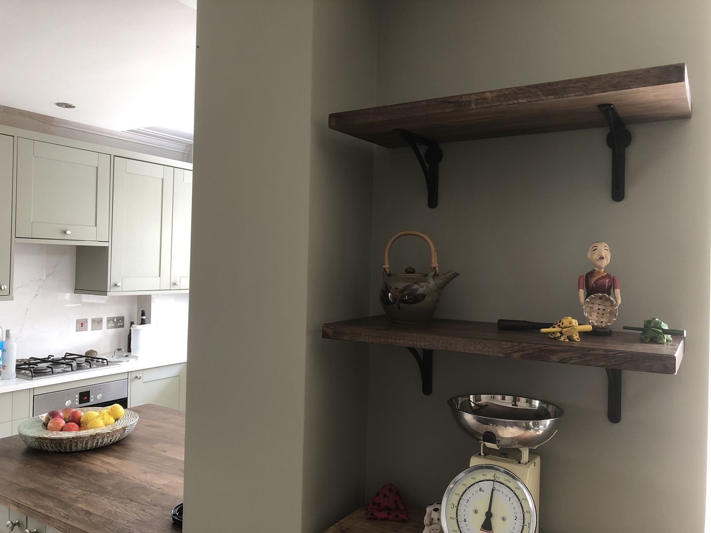 Customer photo review of 7 Inch Ironbridge Cast Iron Shelf Bracket