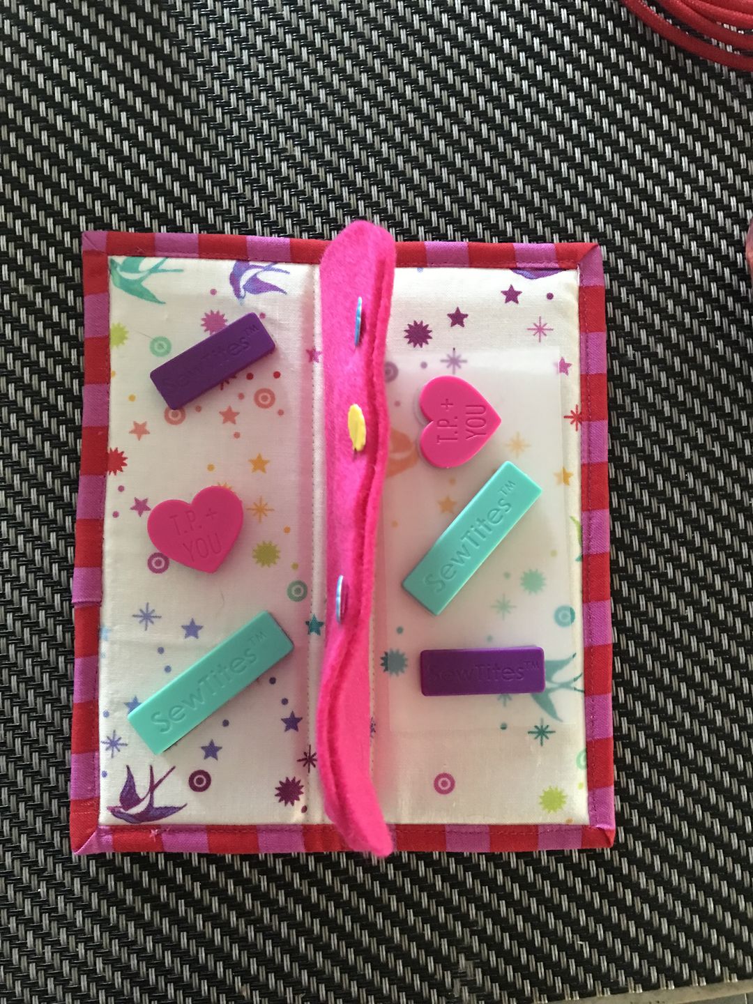 Customer photo review of Hold Tite Folio Pattern - FREE Download