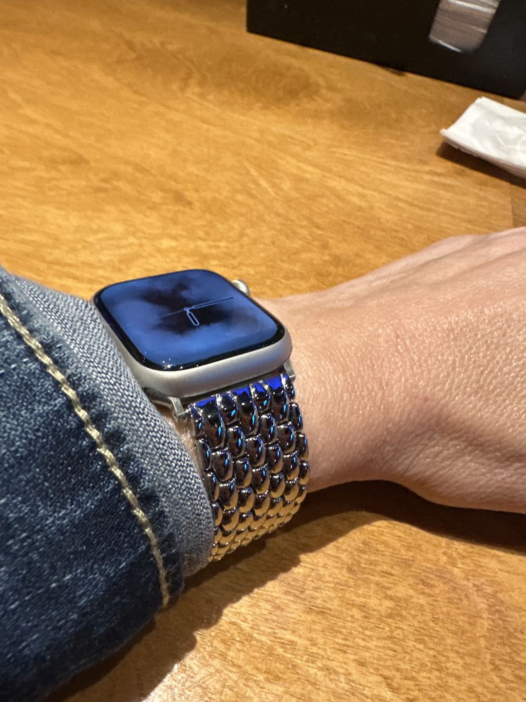 Customer photo review of Arya Stainless Strap