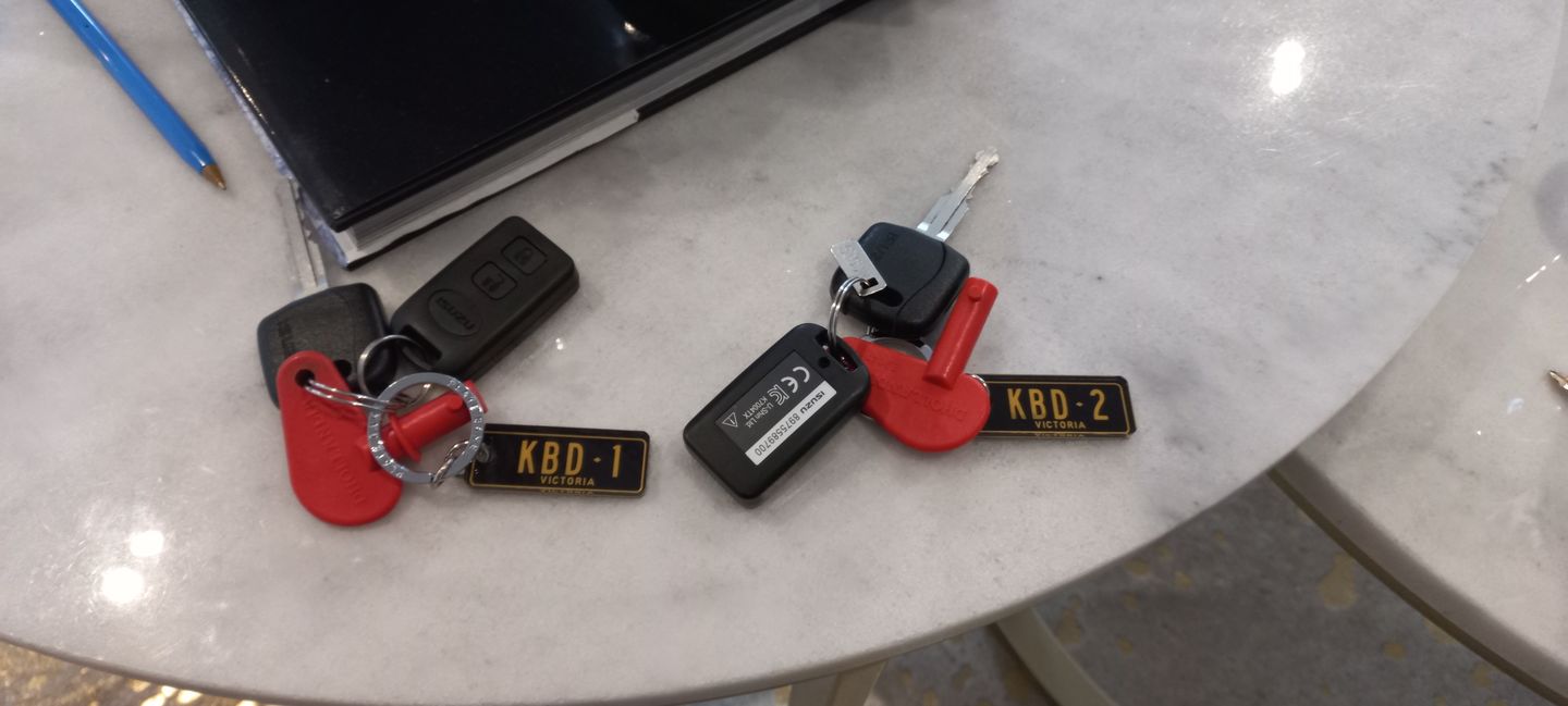 Customer photo review of VIC Classic Licence Plate Custom Keychain