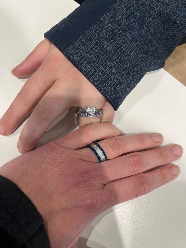 Customer photo review of 'Unending Love' Rings