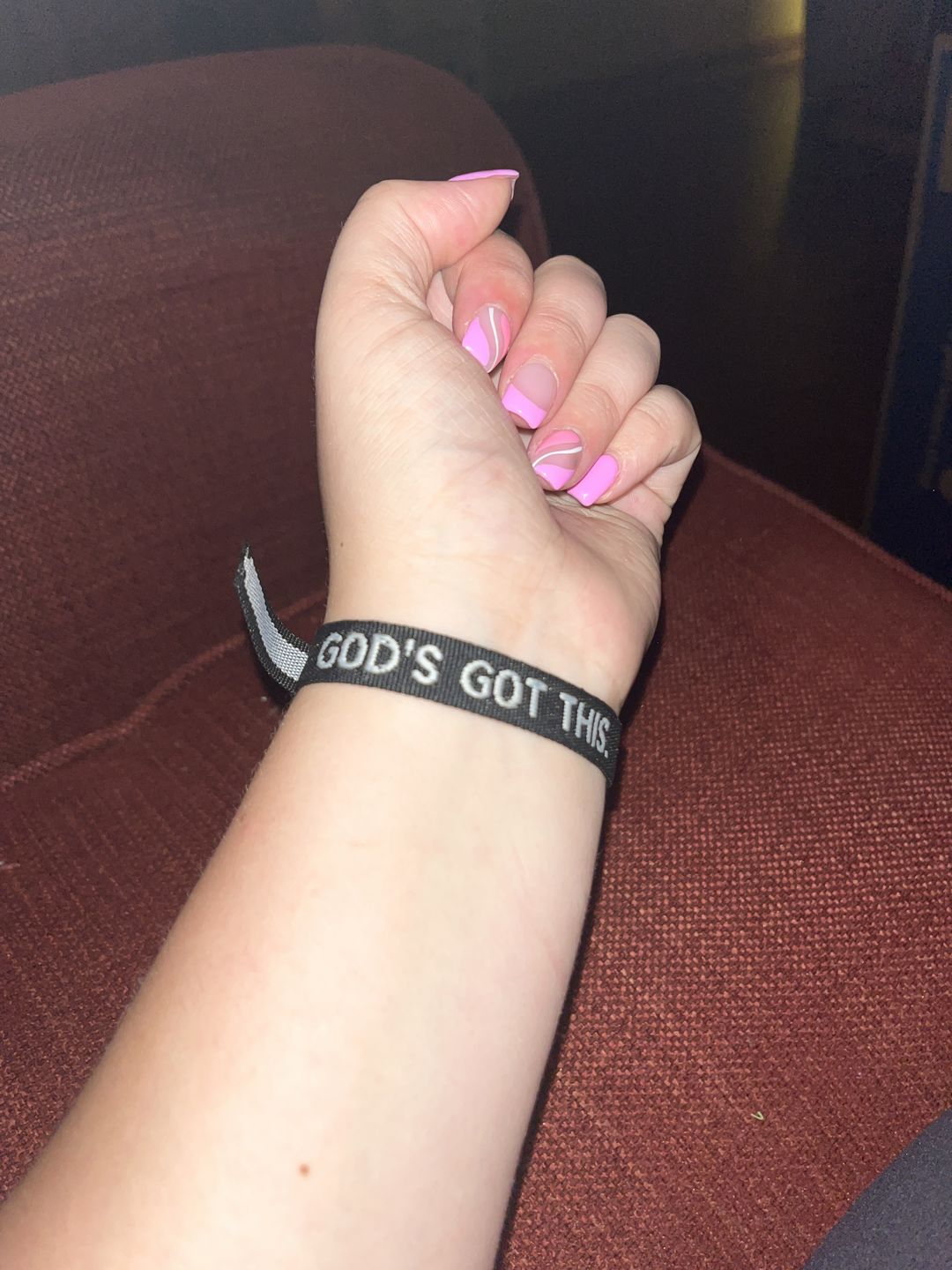 Customer photo review of God's Got This Bracelet