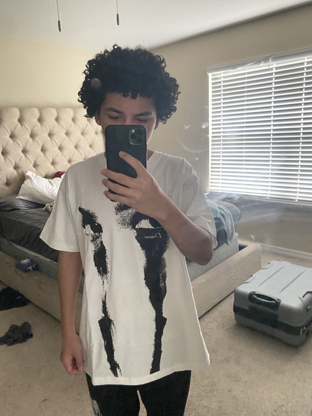 Customer photo review of Portrait Depiction Print Tee