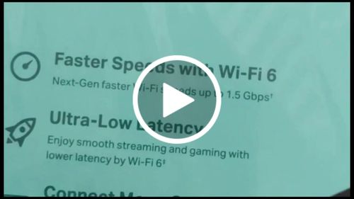 Customer video review of Router tp link Archer AX10 4 antenas AX1500 Doble Banda Wi-Fi 6