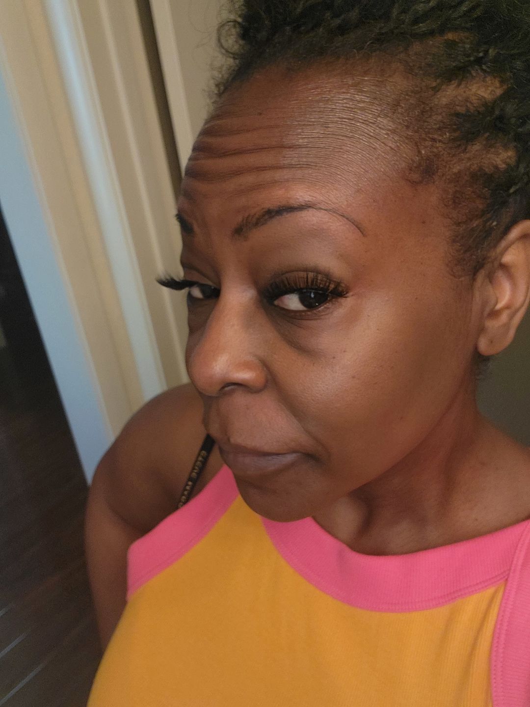 Customer photo review of St!cky Stuff Lash Adhesive