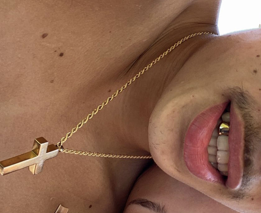 Customer photo review of CLEAN ROPE CHAIN. - 3MM 18K GOLD