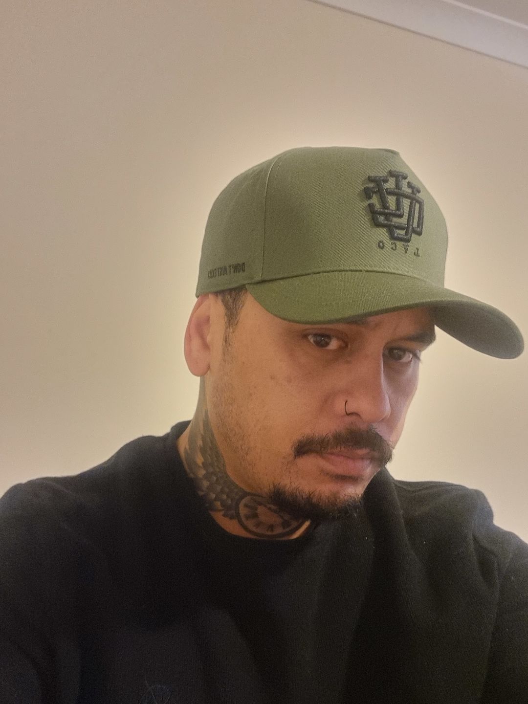 Customer photo review of LVCO "Blood Red" A-Frame Snapback