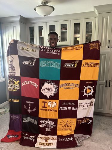 T-shirt quilt from armstrong state university by Jade from GA