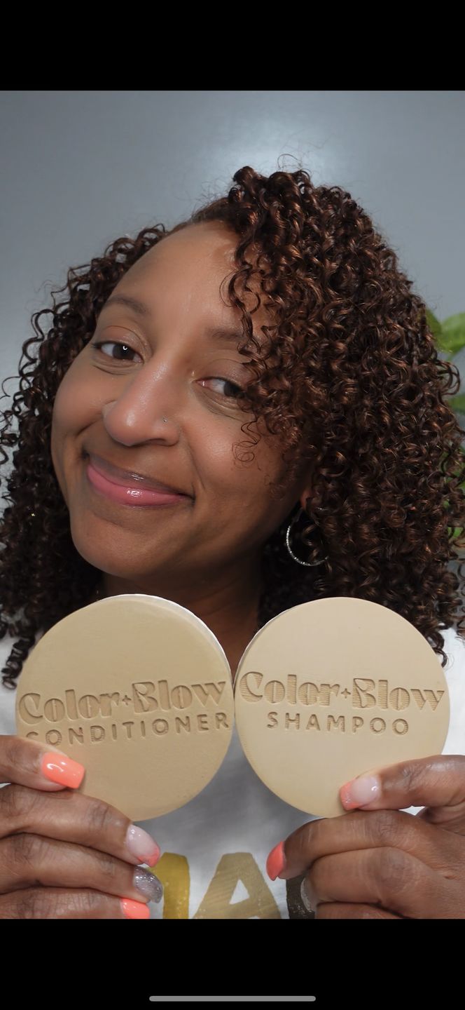 Customer photo review of Shampoo & Conditioner Bar Set