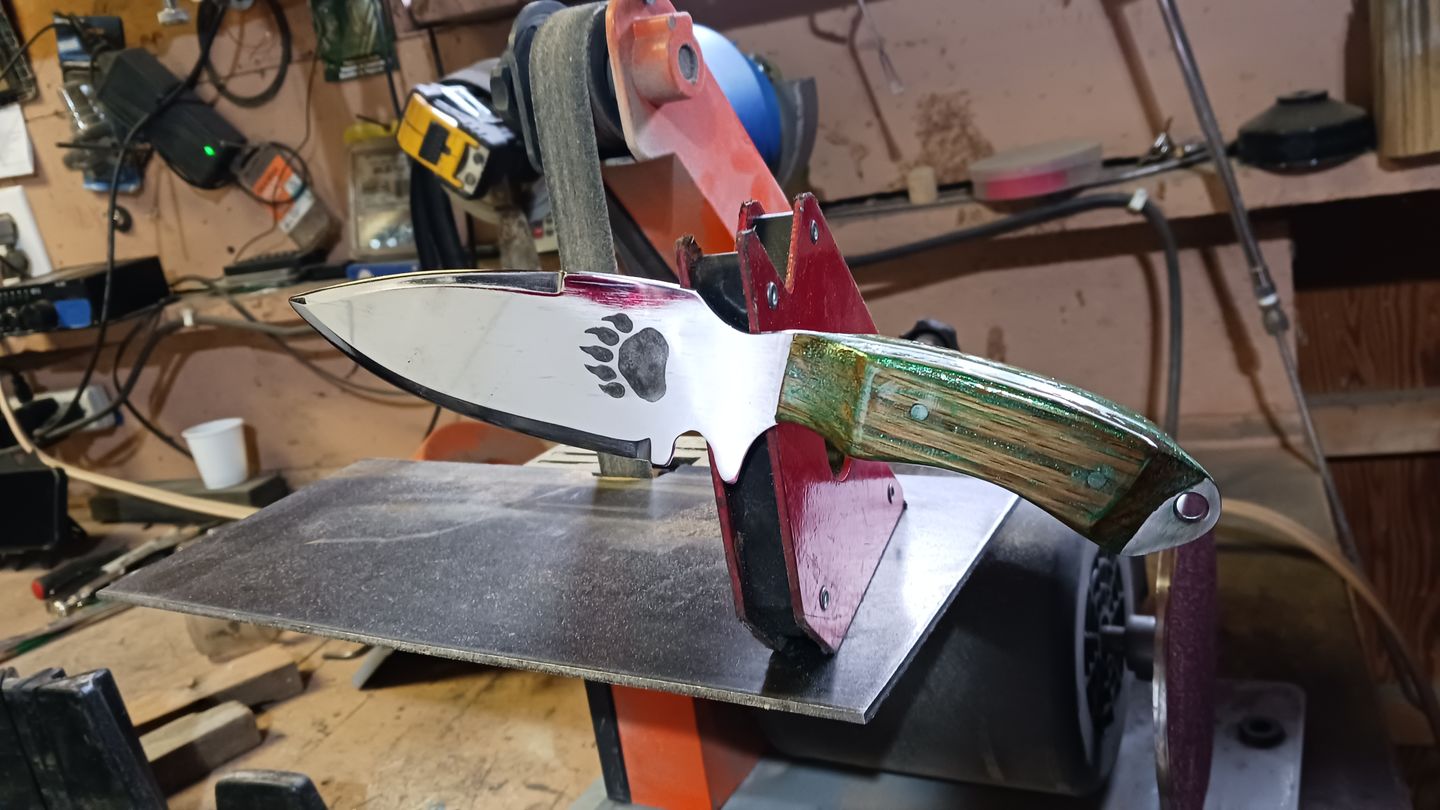 Customer photo review of Knife Polishing Kit