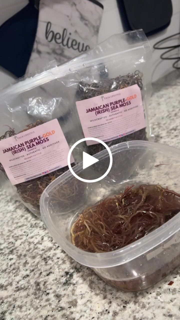 Customer video review of Jamaican (Thick) Purple-Gold Irish Sea Moss