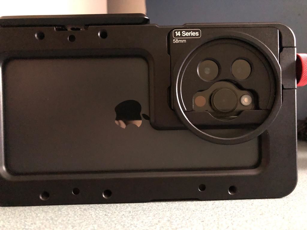 Customer photo review of 58mm Filter Mount for Beastcage 14 Series