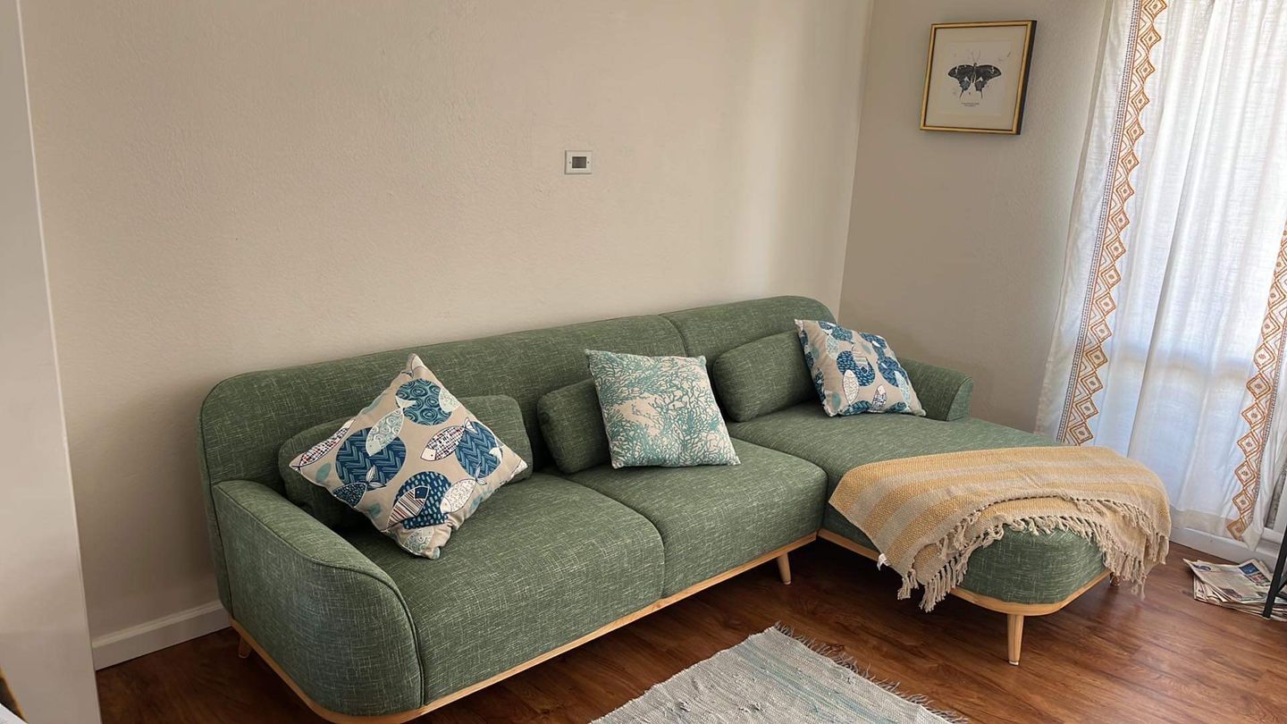 Customer photo review of Solid Wood Sectional