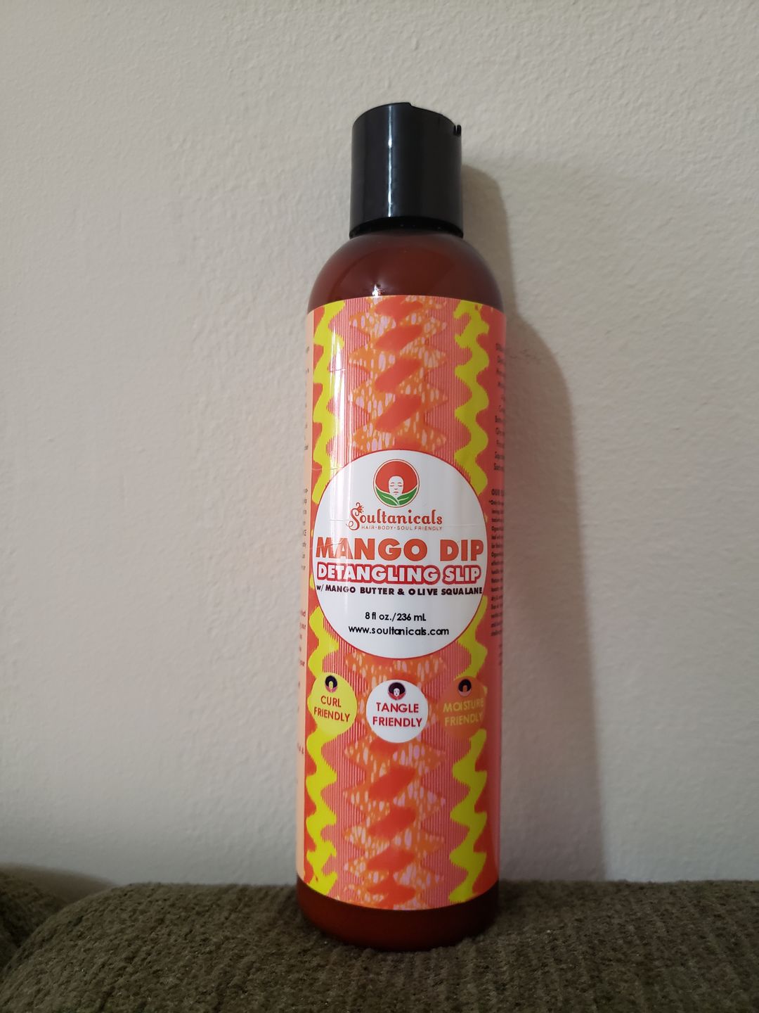 Customer photo review of Mango Dip Detangling Slip