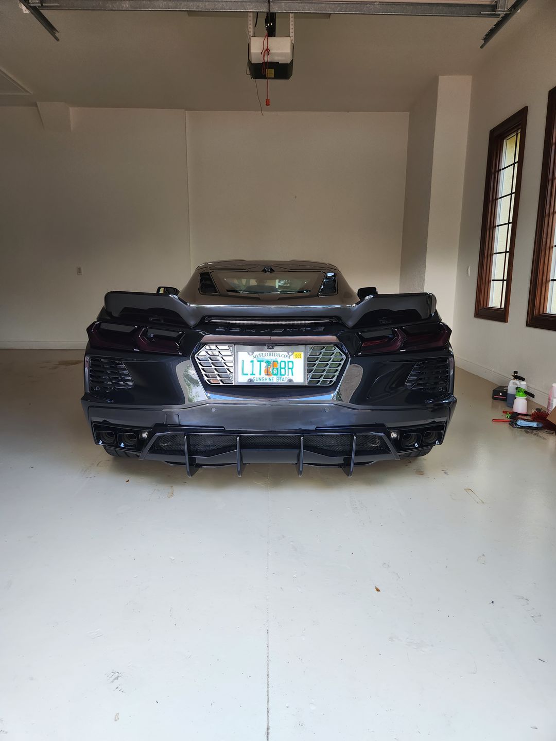 Customer photo review of Chevrolet Corvette C8 Z51 Add-On Rear Diffuser Fin