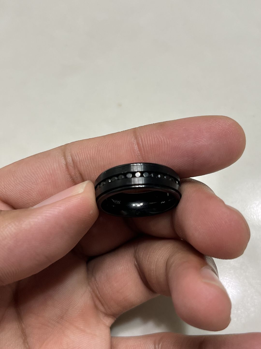 Customer photo review of Black Stone Matte Band