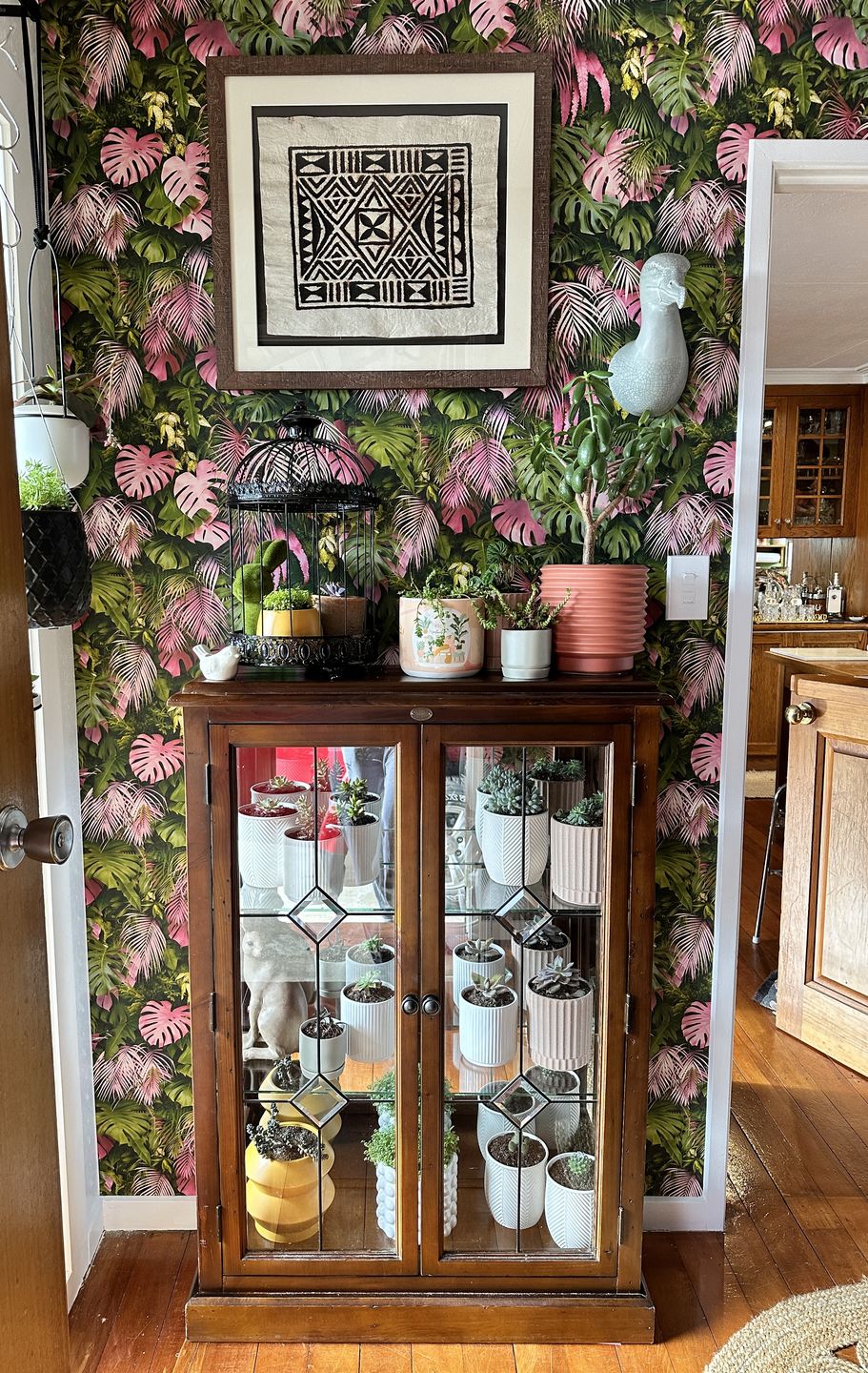 Customer photo review of Greenery Monstera Jungle Wallpaper - 3 Colours