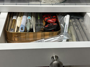 Customer photo review of 3 Built-in Drawers