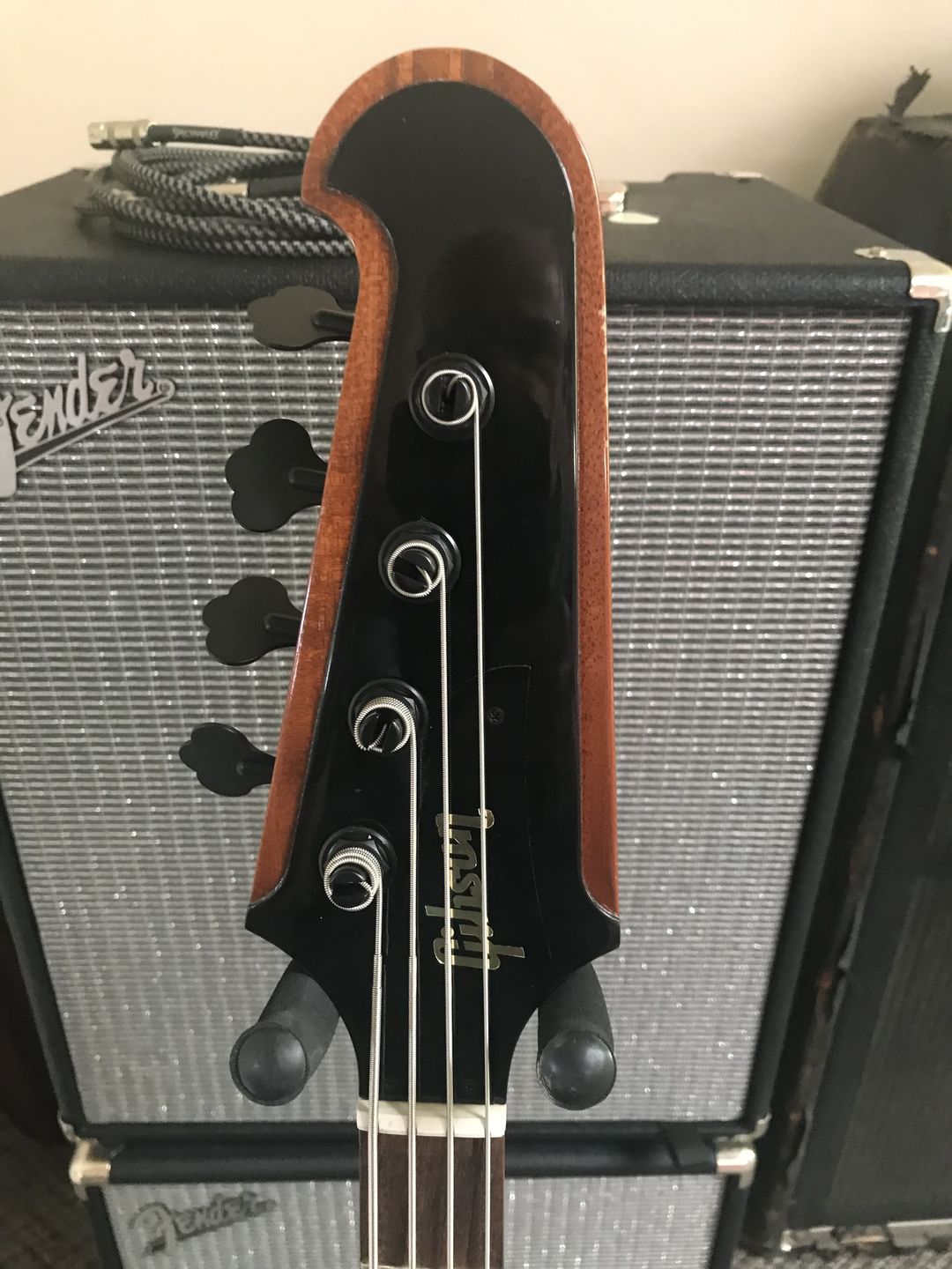 Customer photo review of USA Ultralite® Bass Tuning Machine 3/8"