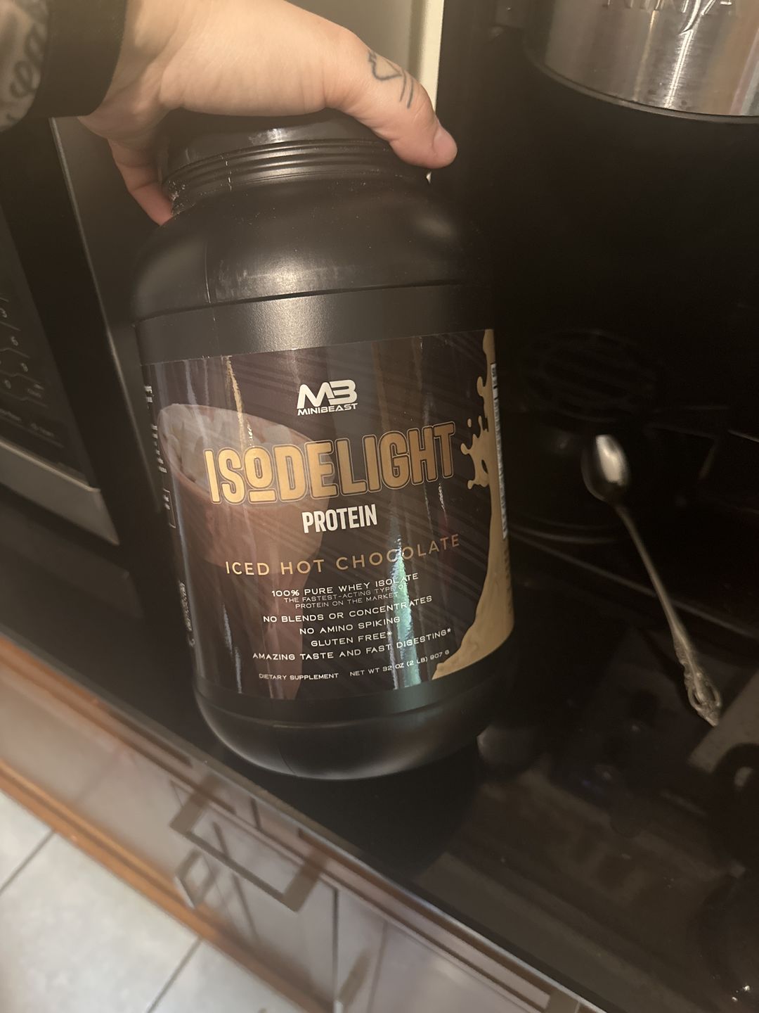 Customer photo review of IsoDelight Protein