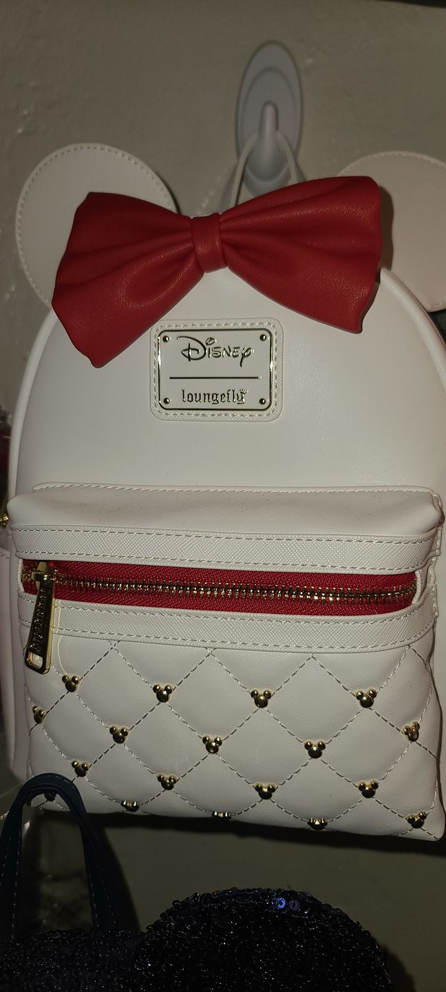 Customer photo review of 707 Street Exclusive - Loungefly Disney The Minnie Mouse Classic Series Mini Backpack - Strawberry Macaron