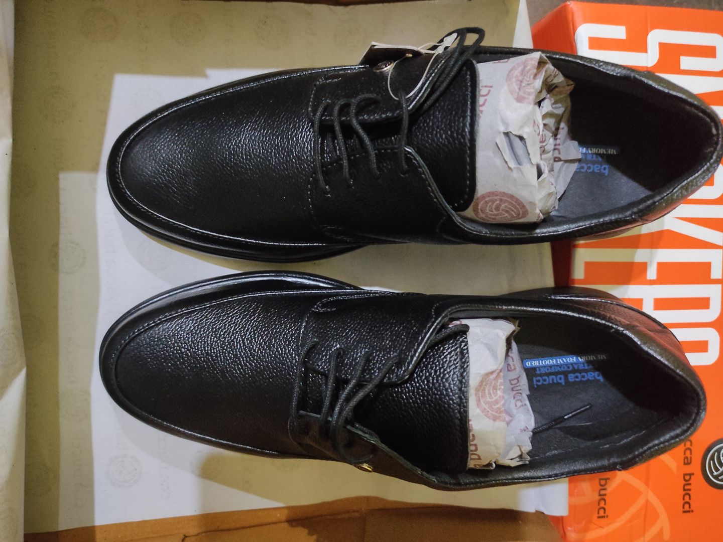 Customer photo review of Bacca Bucci Leather Office Lace-ups Formal Shoes | UK- 06 to 14