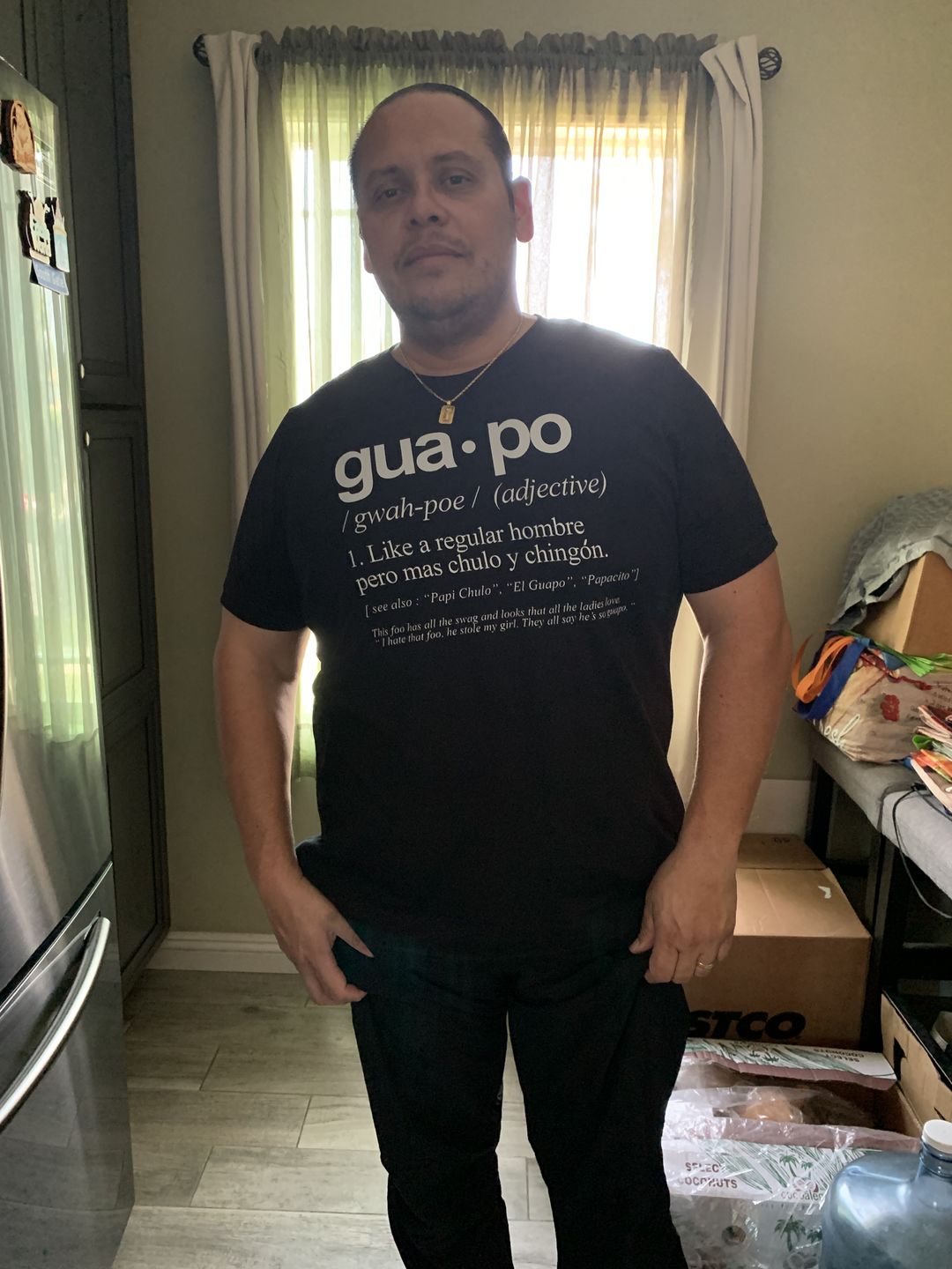 Customer photo review of The Definition Of Guapo Old School Classic Tee