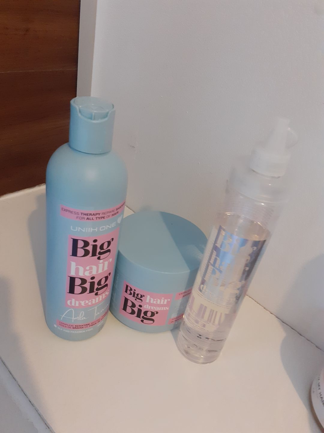 Customer photo review of WATER GLOSS Eau Lamellaire Miraculeuse 300ml