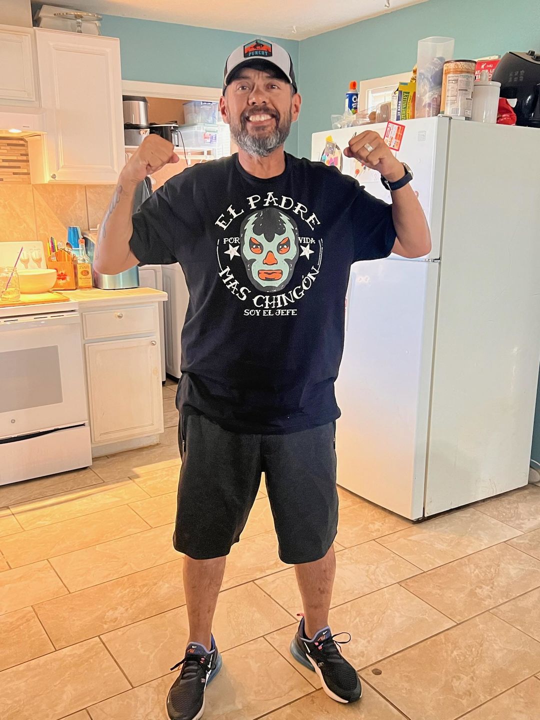 Customer photo review of El Padre Mas Chingon OG T-Shirt