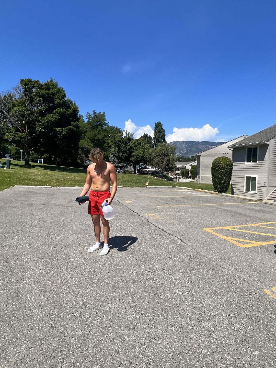 Customer photo review of 140 Frooty Swim Shorts