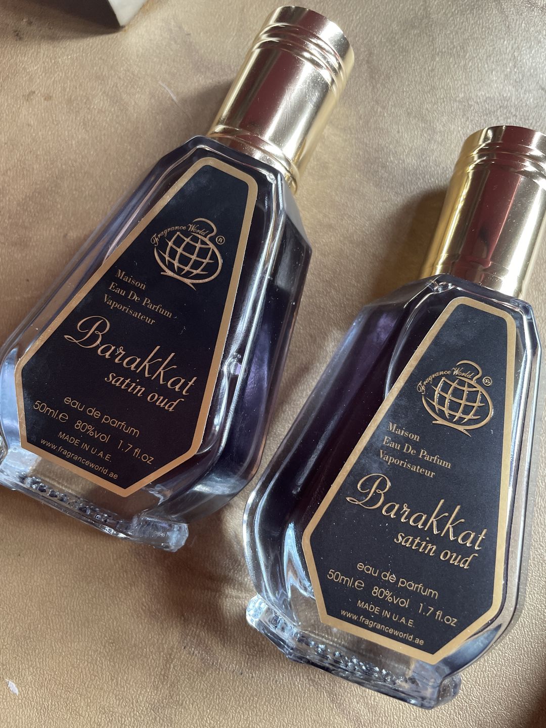 Customer photo review of Barakkat satin oud Eau De Parfum 50ml