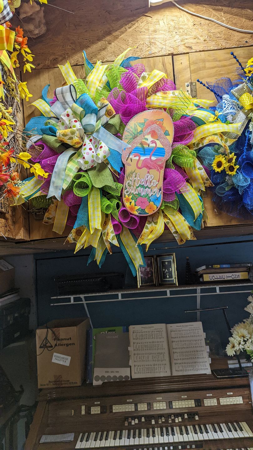 Customer photo review of 7.25"L Scissors Blue Handle MT1043