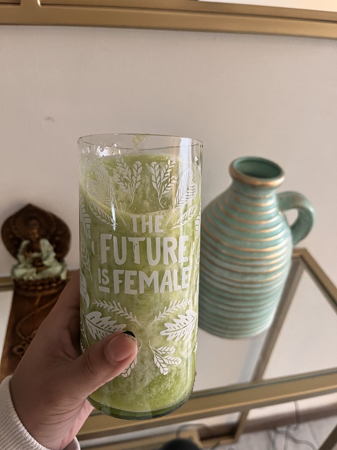 Customer photo review of Vasos Feministas Girl Power Juego de 6 Vasos