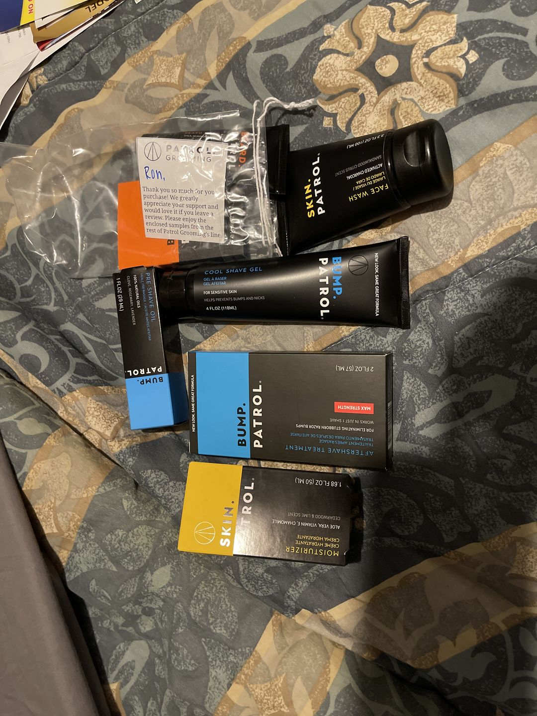 Customer photo review of PERFECT SHAVE KIT