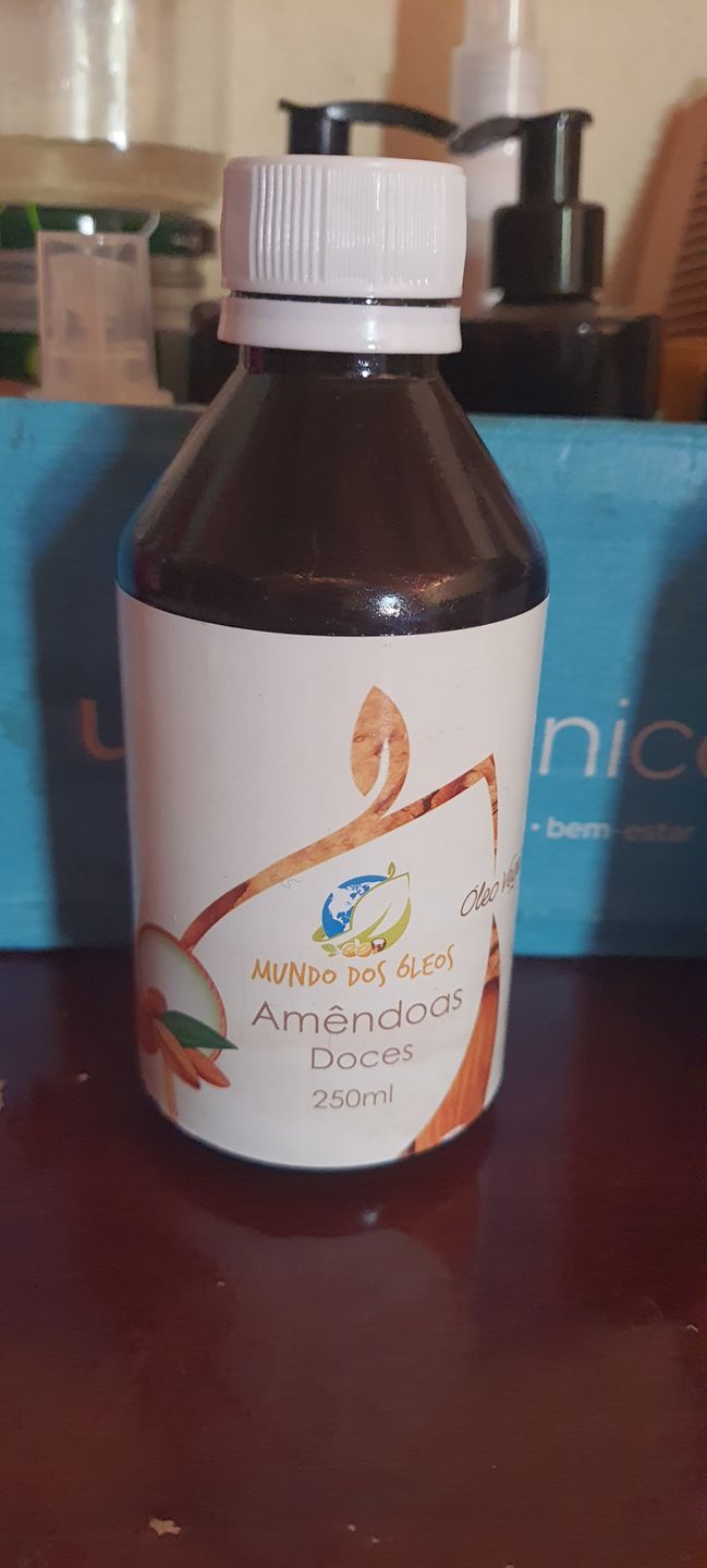 Customer photo review of Óleo de Amendoas Doce